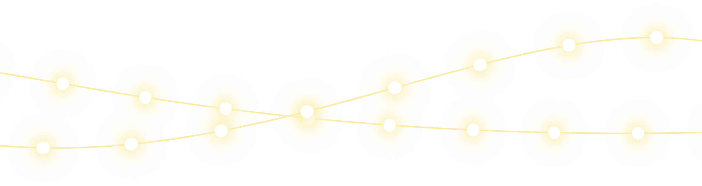 Glowing Christmas Lights Illustration